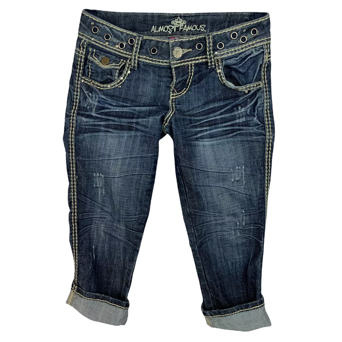 Almost famous store capri jeans