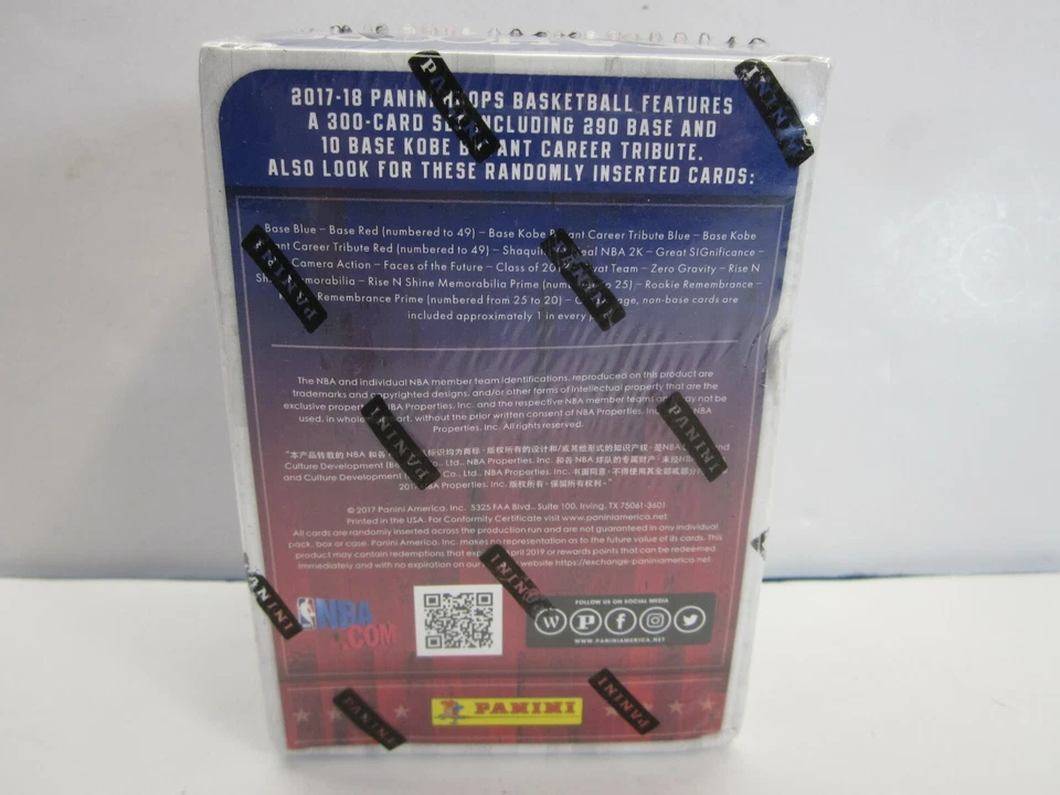 NBA Basketball 2017-18 NBA Hoops Trading Card BLASTER Box (11 Packs)(New Sealed) - Image 2 of 4