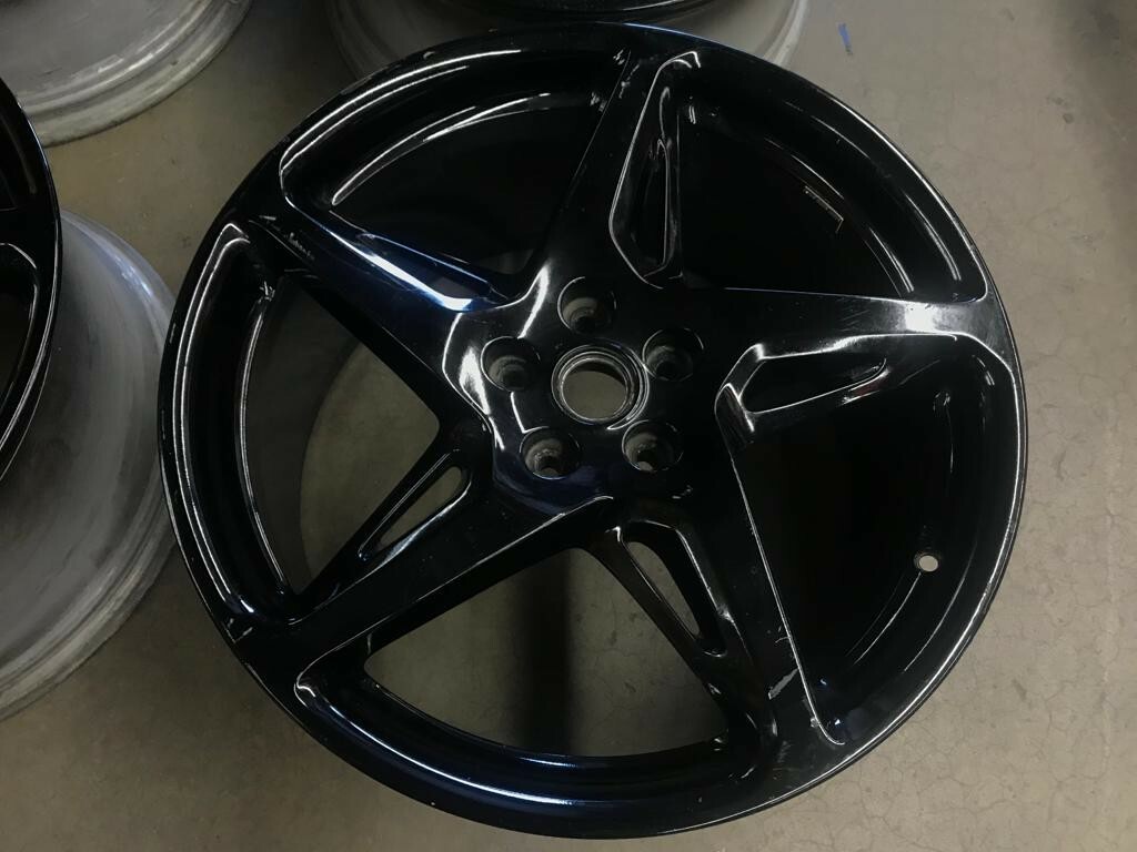 FERRARI 458 ITALIA COUPE SPIDER WHEELS RIMS SET OEM 258156 258157