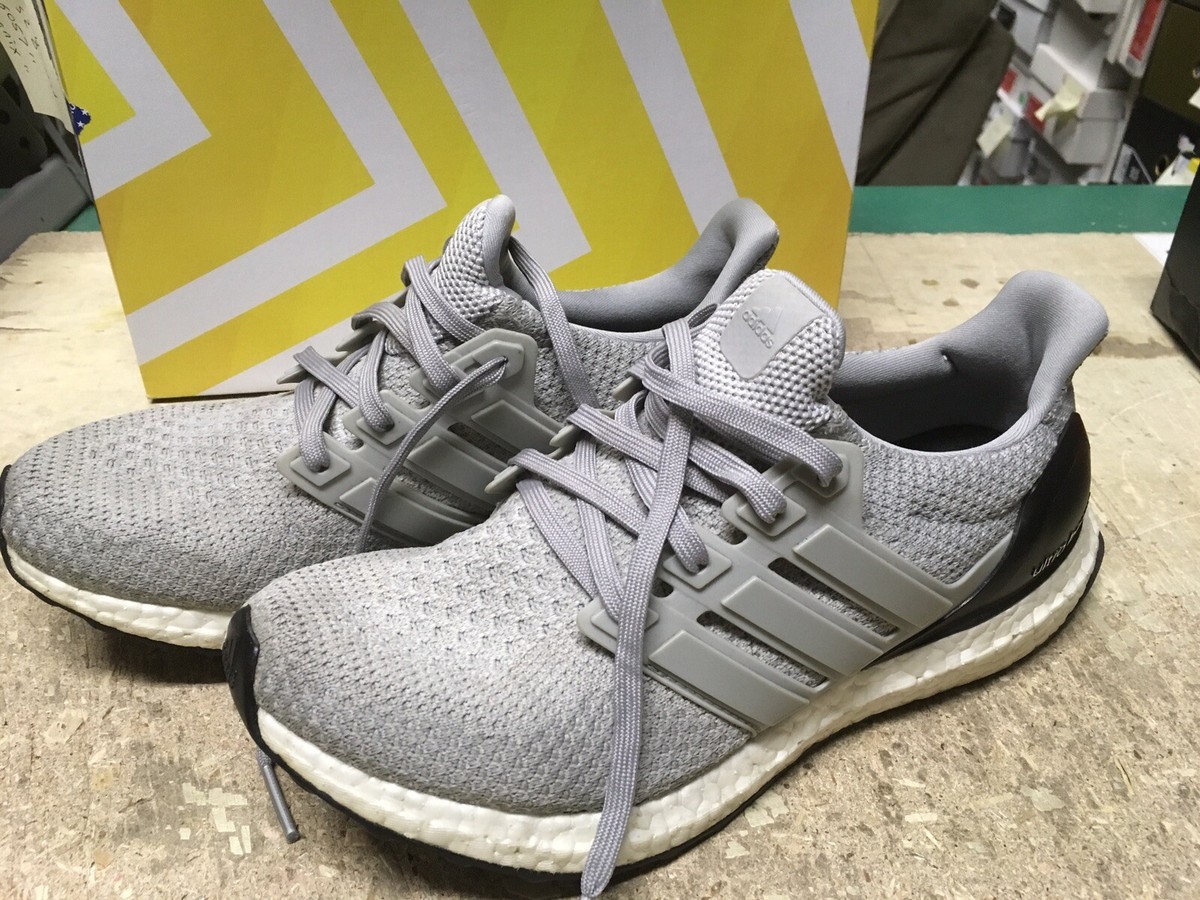 USED ADIDAS BB6057 ULTRA BOOST 2.0 CLEAR ONIX SZ 8 AUTHENTIC REPLACEMENT BOX