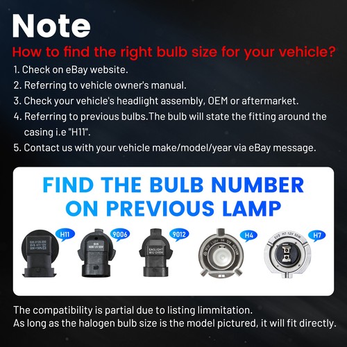 NOVSIGHT H11 9005 LED Headlight High Low Beam Bulbs Super Bright 15000LM 6500K - Picture 12 of 13