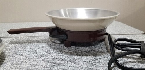 Empire Port A Fry 12 Volt Electric 7" Fry Pan 1610-18 Almond - Picture 6 of 13