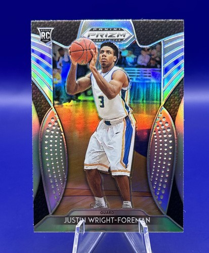 2019-20 Panini Prizm DP JUSTIN WRIGHT-FOREMAN Rookie RC Silver Prizm #55 Hofstra - Picture 1 of 2