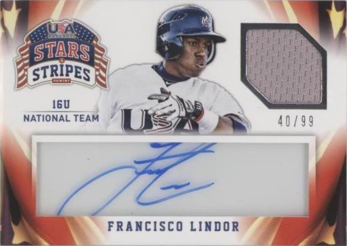 2015 Panini Stars and Stripes - Francisco Lindor #38 - 1 of 1
