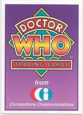 DOCTOR WHO Cornerstone Communications 3x Promo Trading Cards