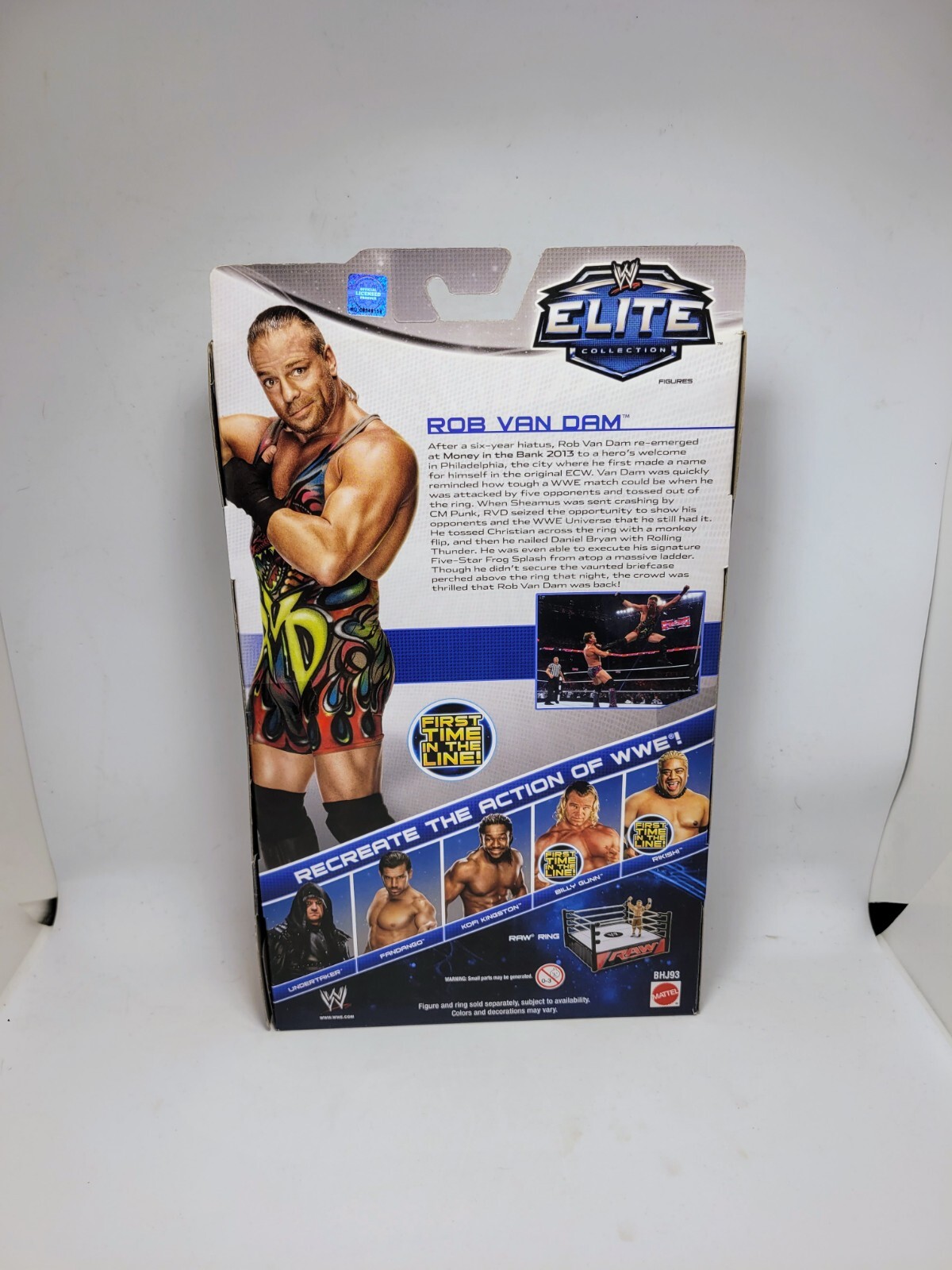 WWE MATTEL Elite Collection First Time in the Line Series 27 ROB VAN DAM (M)