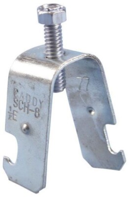 Nvent SCH20, 1-1/4'' EMT, 1'' Rigid, 200 Lb Load, Steel, Conduit Strut Clamp, 5 pc