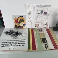 NEW back to school Scrapbooking Kit 12"x12" Papers W/Embellishments