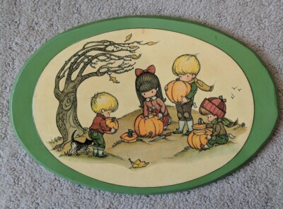 1976年製 Joan Walsh Anglund ヴィンテージ陶器 現状渡し Joan Walsh Anglund Type Vtg Picture Illustration Children~Autumn