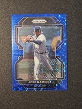 2022 Prizm Baseball Jose Ramirez Blue Donut Circles Prizm #'d /199 Guardians 🔥