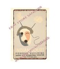 tin sign 1939 Indian court, Federal Building, Golden Gate International Expositi