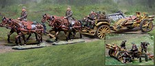 COLLECTORS SHOWCASE WW2 GERMAN NORMANDY WAFFEN LIMBER SIG33 HOWITZER SET