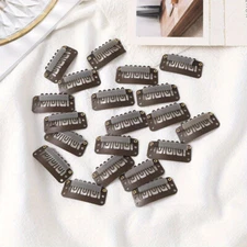 S-noilite Hair Clips Snap Clips For Human Remy Hair Extensions 3.2x1.6mm Weave