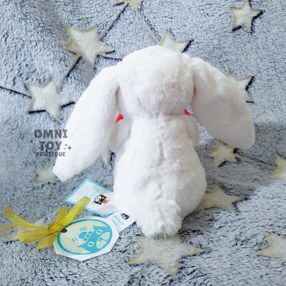 NWT Jellycat BASHFUL RED LOVE HEART BUNNY [Small / Little] Plush