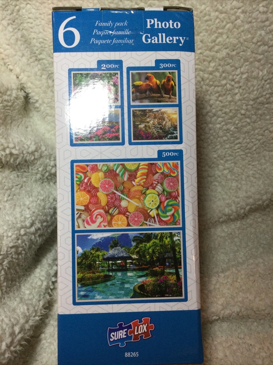 TCG Toys Art Gallery 6 Jigsaw Puzzle Family Pack SURE LOX PREMIUM