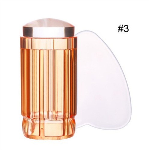 Herramienta de punta de gelatina de silicona transparente sello de uñas francesas raspador rápido - Imagen 16 de 22