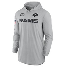 LOS ANGELES RAMS 2024 NIKE Salute To Service T SHIRT HOODIE Men's 3XL