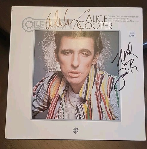 ALICE COOPER COL RARE GERMAN 82 LP SIGNED AC NEAL SMITH LOVE IT SPECIAL KILLER