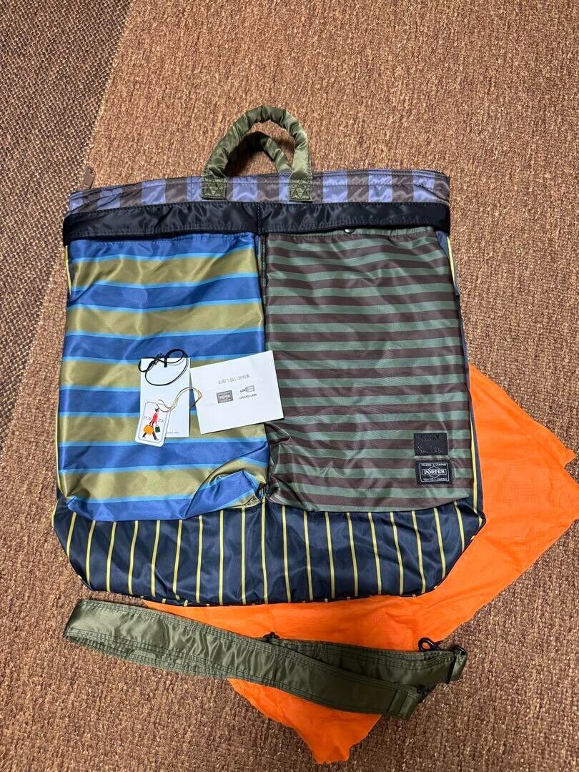 Paul Smith x Porter Yoshida Helmet Bag Multicolor Unisex Paul Smith x Porter Yoshida Helmet Bag Multicolor Unisex