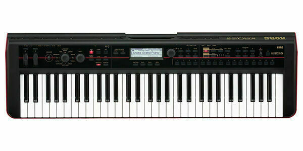 Korg KROSS 61 61-Key Workstation Synthesizer Keyboard - Red/Black