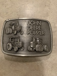 vintage john deere belt buckle