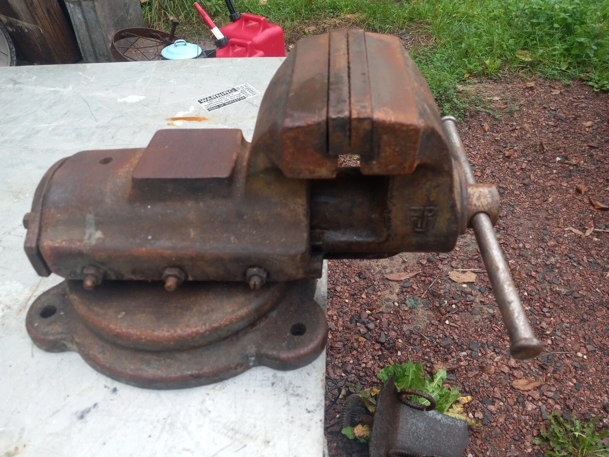Vtg FPU Machinist Bench Vise 5