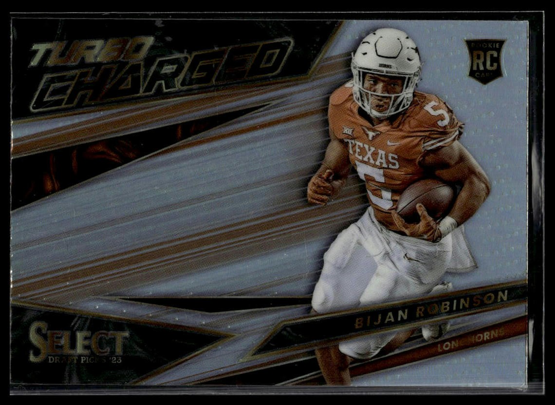 2023 Panini Select Draft Picks #TC-BR Bijan Robinson Turbocharged RC