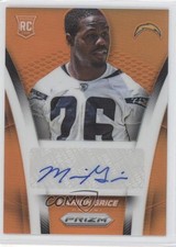 2014 Panini Prizm Auto Rookie Orange Prizm 20/75 Marion Grice #AR-MG Auto 0b0