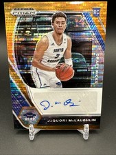 2021 Panini Prizm Draft Picks Jaquori Mclaughlin Orange Pulsar Auto /49