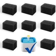 Cat Water Fountain Filters, Pack of 8 Cat Fountain Sponge Filter Pre-Filter S...