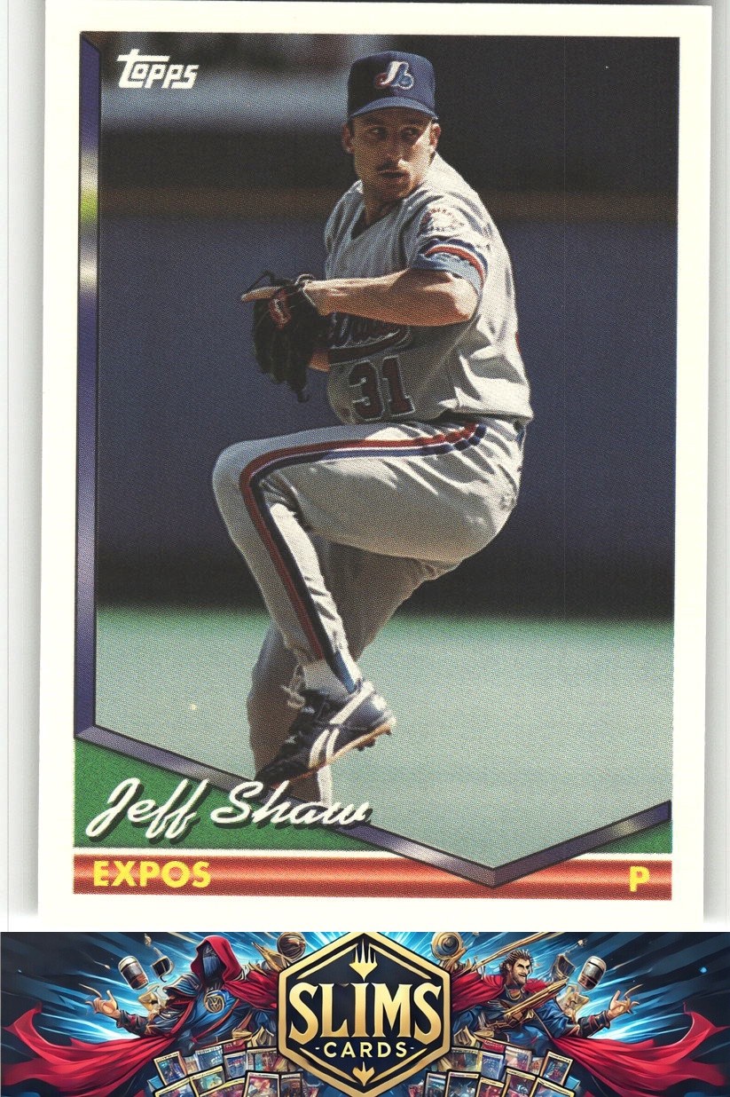 Jeff Shaw - 1994 Topps - Montreal Expos - - #469 - Near Mint or Better