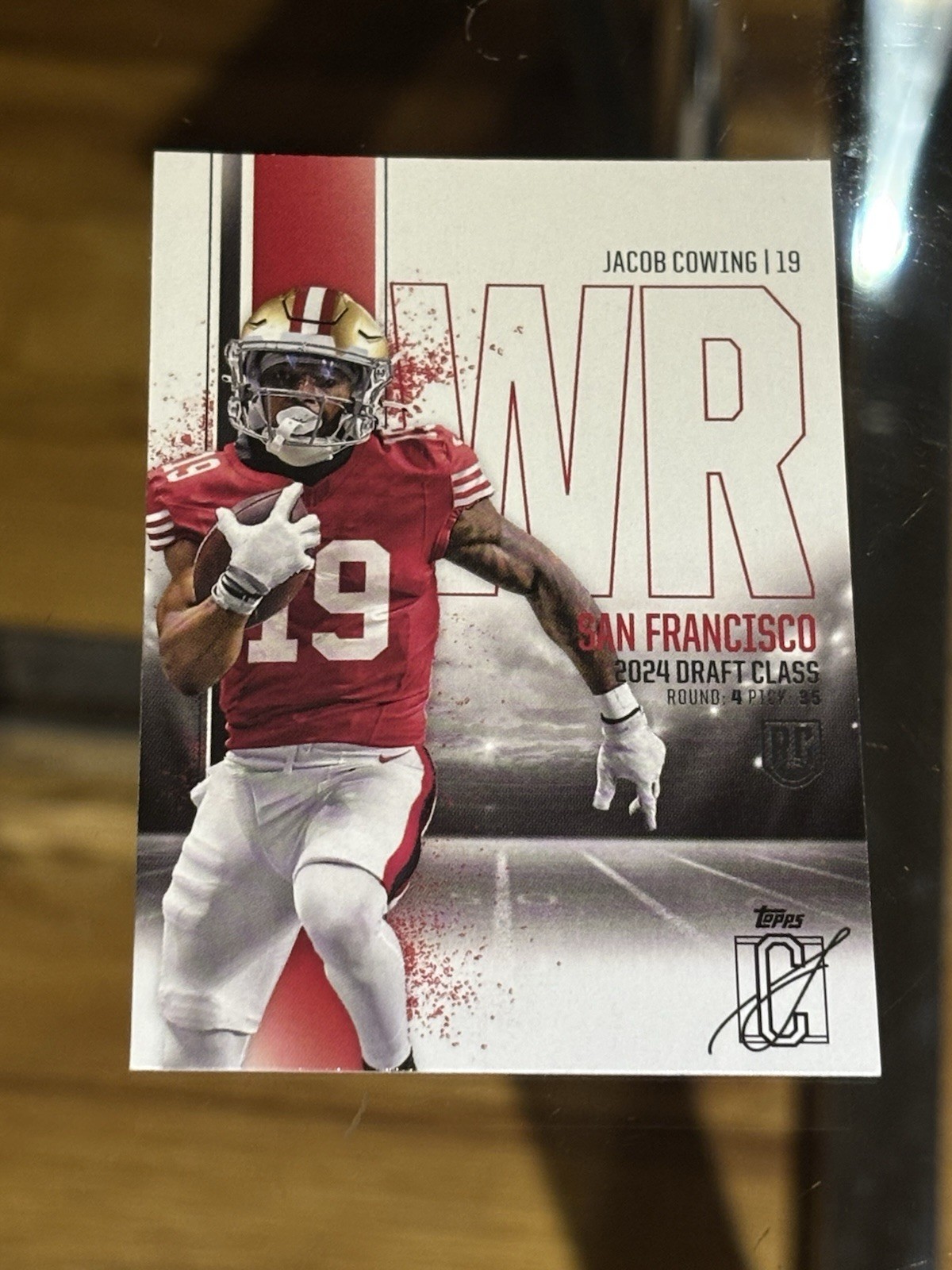 Jacob Cowing #176 2024 Topps Signature Class -(RC) 49ers