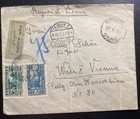 1933 Beirut Lebanon Airmail Cover To Vienna Austria — photo 1