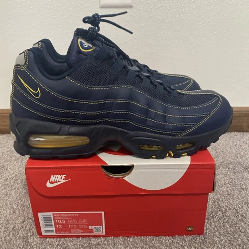 Nike Air Max 95 OG Big Bubble Michigan IB7936-400 Size 10.5