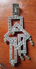 VINTAGE STERLING SILVER 925 PENDANT WITH FREE SILVER RING!