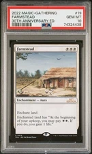 Magic: The Gathering 30th Anniversary Edition Farmstead 0019 Rare PSA 10💎 POP:2