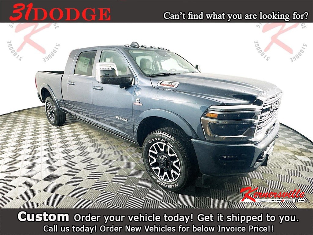 Image of 2025 Ram 3500 Limited Longhorn 14in 4WD 4dr Diesel Pickup Truck Heated Seats