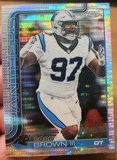 BOBBY BROWN III 2025 TOPPS CHROME FOOTBALL PULSAR REFRACTOR #46