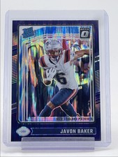 JAVON BAKER 2024 DONRUSS OPTIC RATED ROOKIE PURPLE SHOCK RC Q4647
