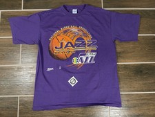 Vintage 90  s Utah Jazz Salem Sportswear T-Shirt XL 