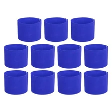 11 Pcs Soccer Captain Armband Elastic Captain Arm Band Dark Blue