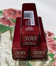 3~CoverGirl Colorlicious Lipstick GARNET FLAME#300 Sealed Retired HTF