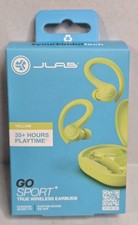 JLab GO Sport Yellow Bluetooth Earbuds, True Wireless, Gym Headphones