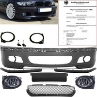 Aerodynamik StoßStange Passt FüR BMW E46 3 Er Limousine Touring Grundiert +Nebel