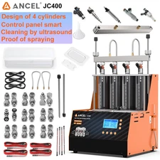 ANCEL JC400 Car Fuel Injector Cleaner Tool 4 Cylinders Cleaning EFI FEI Spray