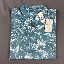 Tommy Bahama Golf Shirt Polo Midnight Excursions Print 2XLB Blue NWT MSRP 128