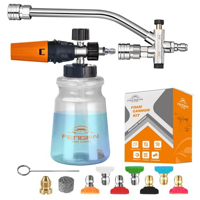 #ad Pressure Washer Foam Cannon with Dual Connector Accessory 7 Pressure Washer ... $34.24