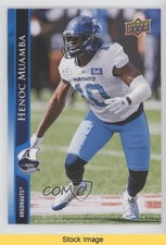 2021 Upper Deck CFL Blue Henoc Muamba #41 READ 0kr6