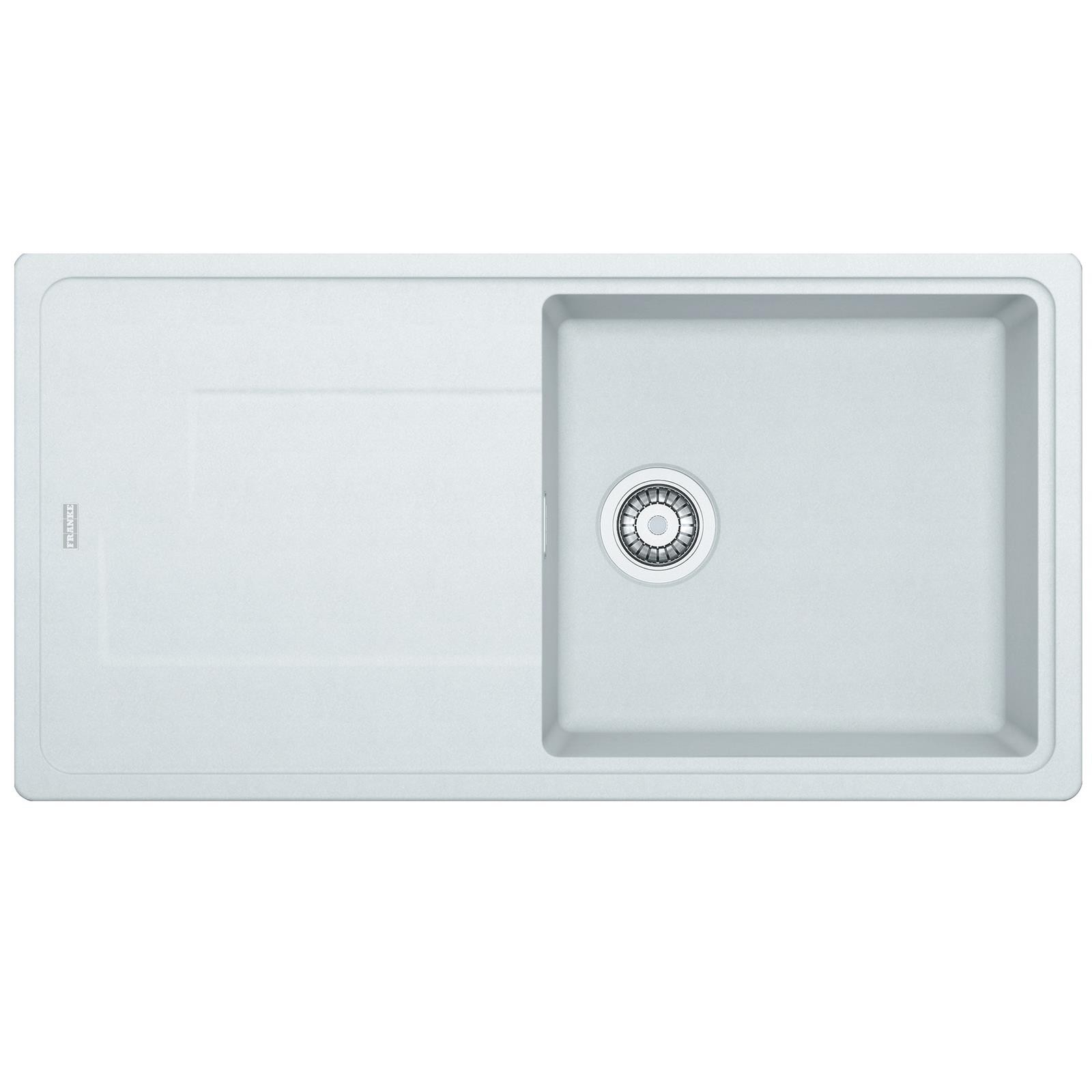 Franke Gemini GMD611PW 1.0 Bowl Polar White Tectonite Reversible Kitchen Sink
