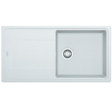 Franke Gemini GMD611PW 1.0 Bowl Polar White Tectonite Reversible Kitchen Sink
